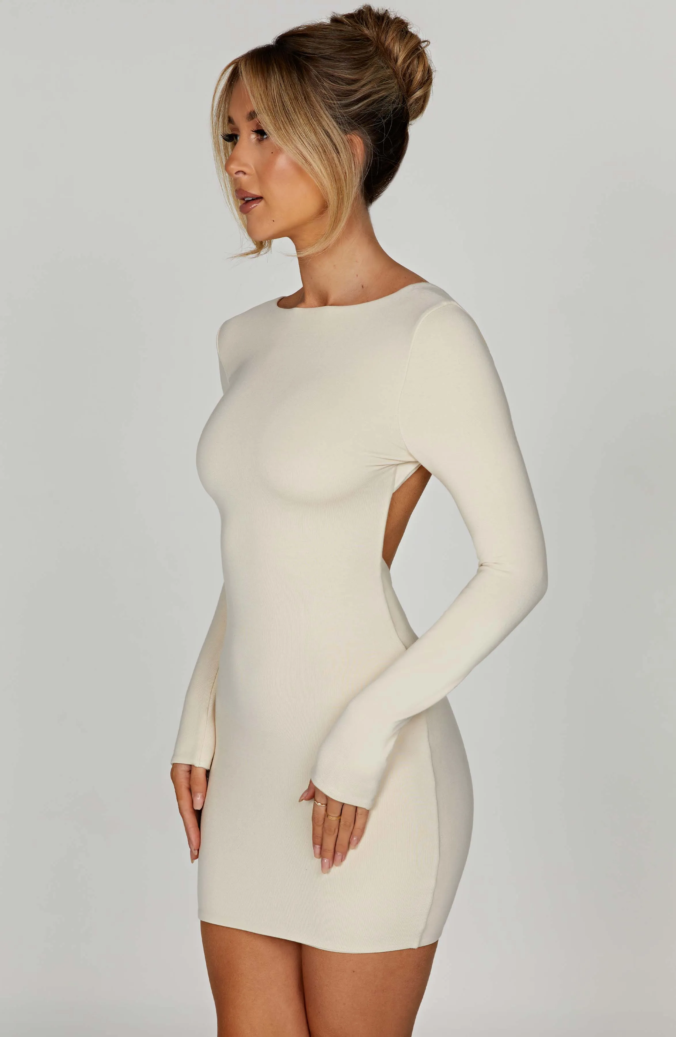 Liana Mini Dress - Cream sold by Babyboo Fashion product image thumbnail 3