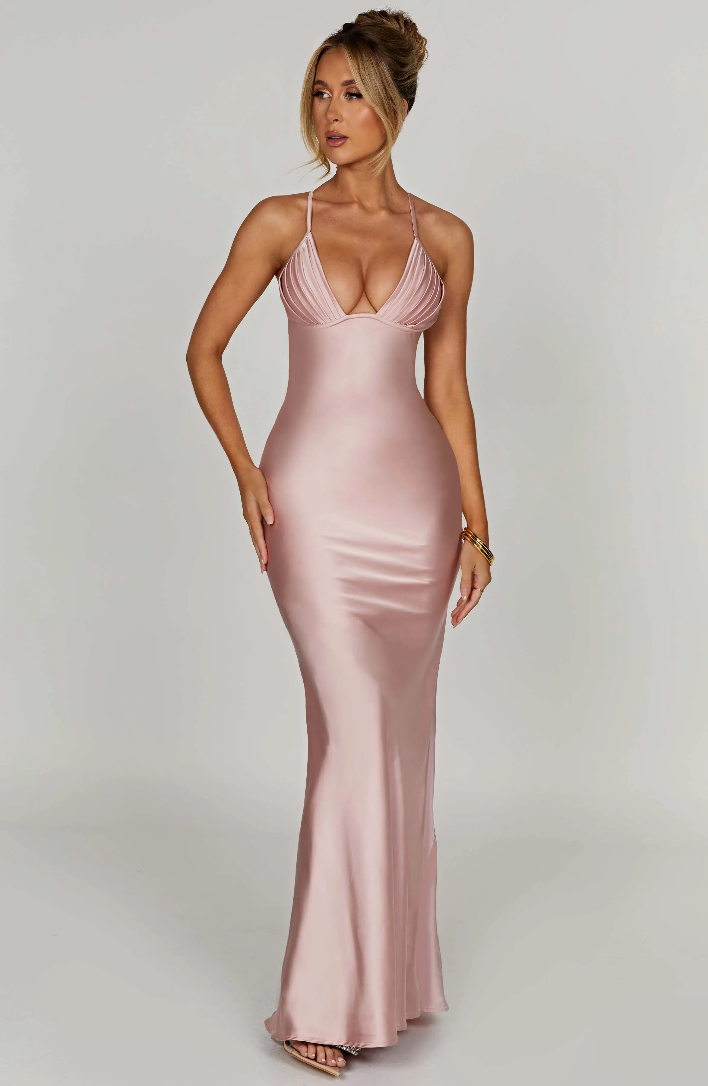 Miriam Maxi Dress - Blush sold by Babyboo Fashion product image thumbnail 5