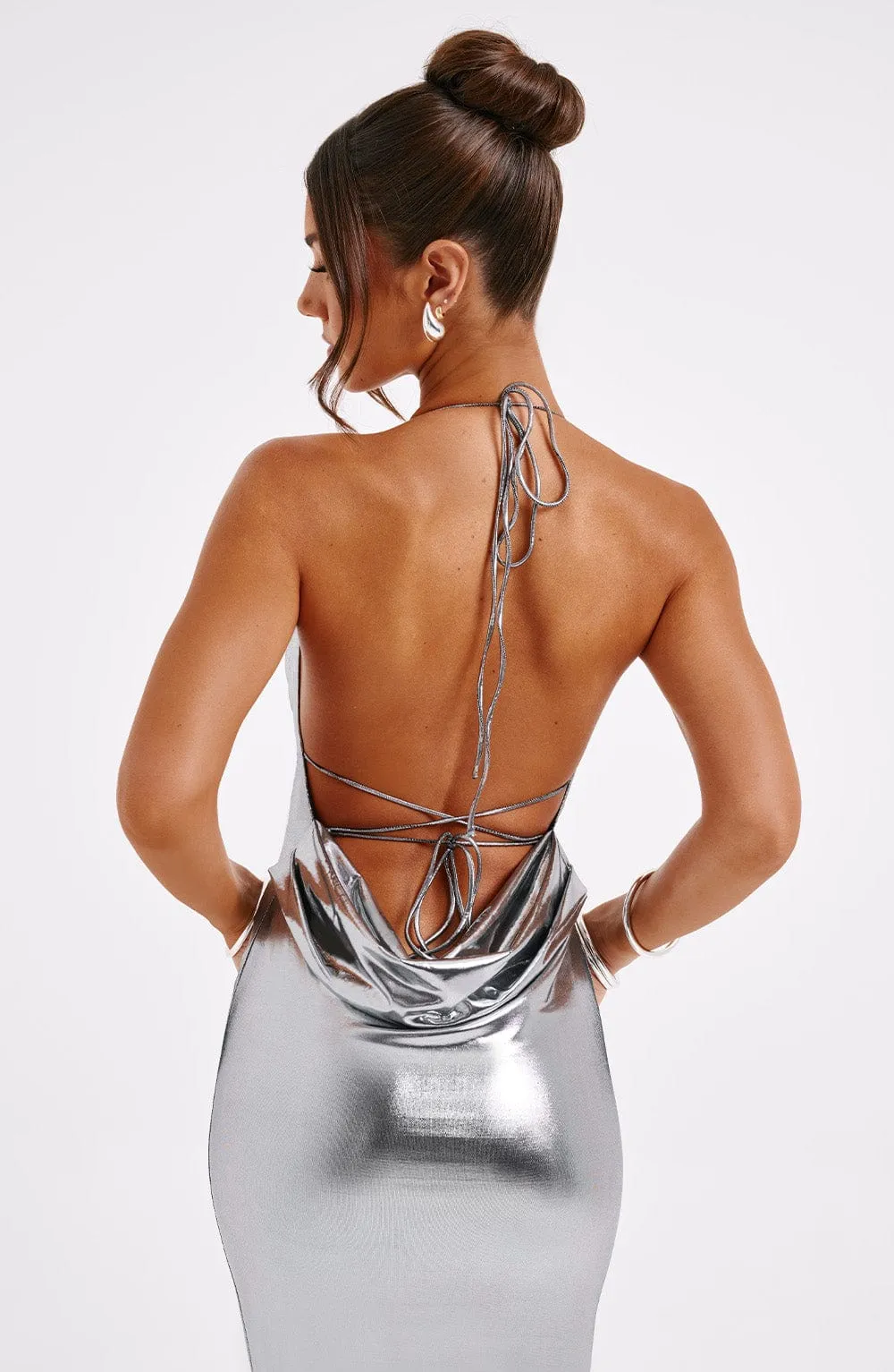 Talisa Maxi Dress - Gunmetal sold by Babyboo Fashion product image thumbnail 3
