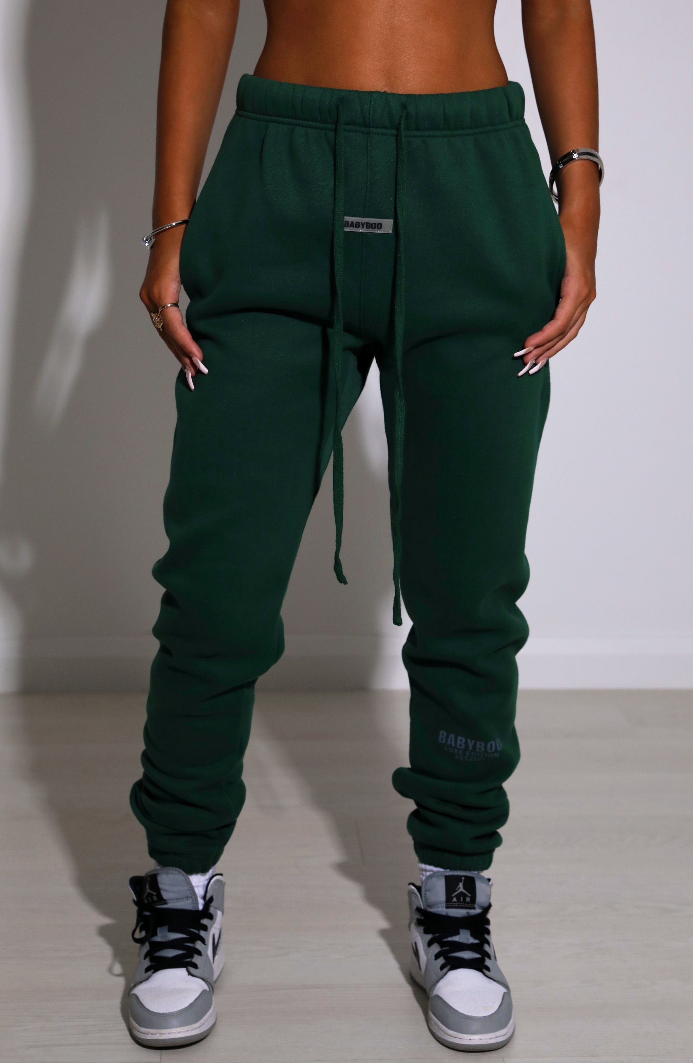 Ivy Luxe Trackpant - Emerald sold by Babyboo Fashion product image thumbnail 2