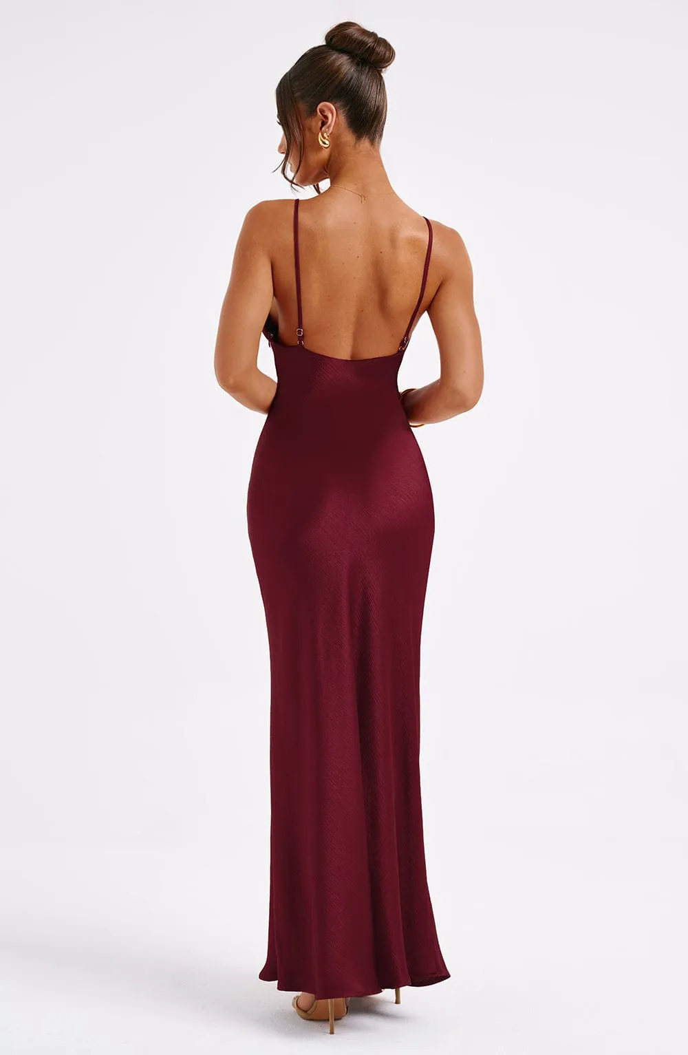 Anja Maxi Dress - Burgundy sold by Babyboo Fashion product image thumbnail 4