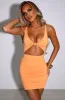 Gia Mini Dress - Tangerine sold by Babyboo Fashion