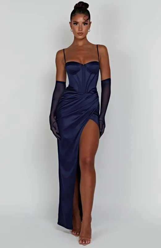 Despina Maxi Dress - Navy sold by Babyboo Fashion