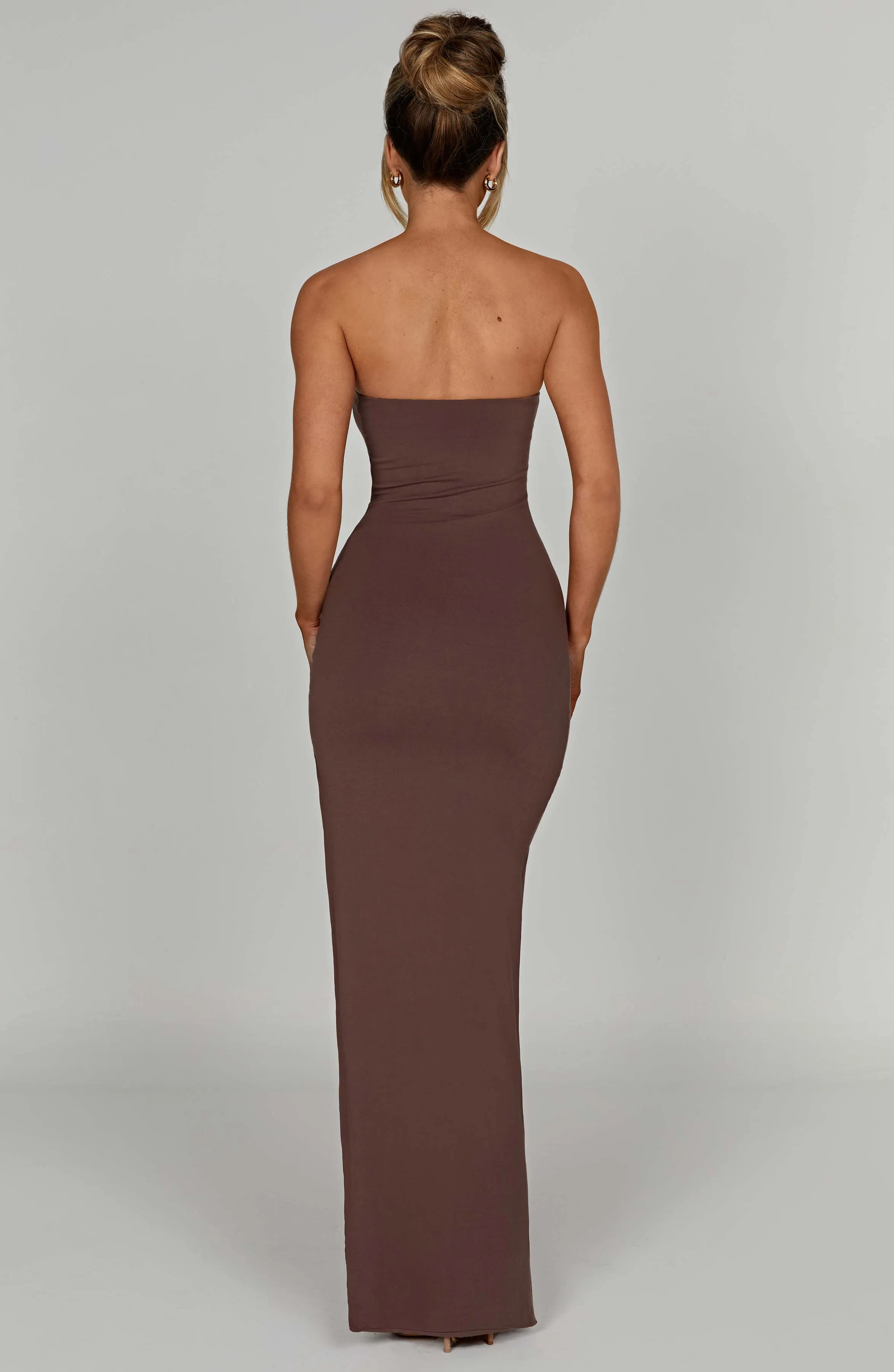 Teyana Maxi Dress - Chocolate sold by Babyboo Fashion product image thumbnail 3