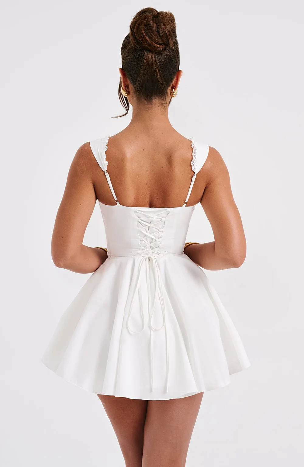 Antonella Mini Dress - Ivory sold by Babyboo Fashion product image thumbnail 2