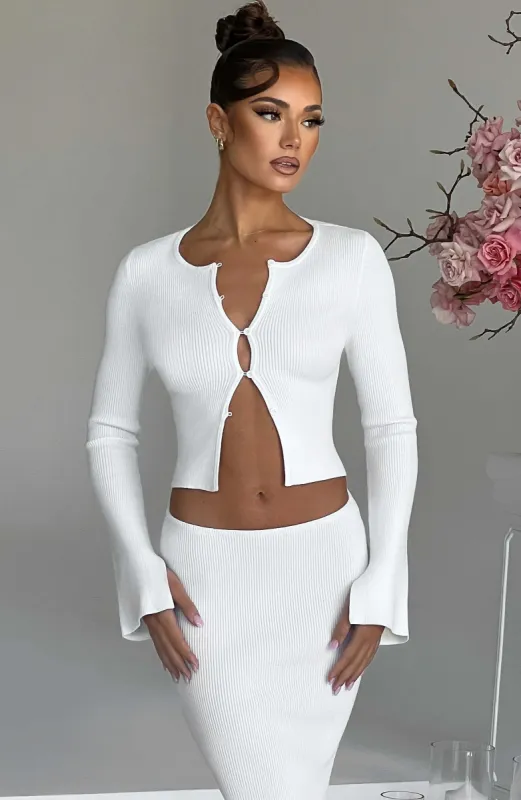 Elia Top - White sold by Babyboo Fashion