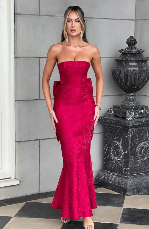 Felicity Maxi Dress - Red sold by Babyboo Fashion