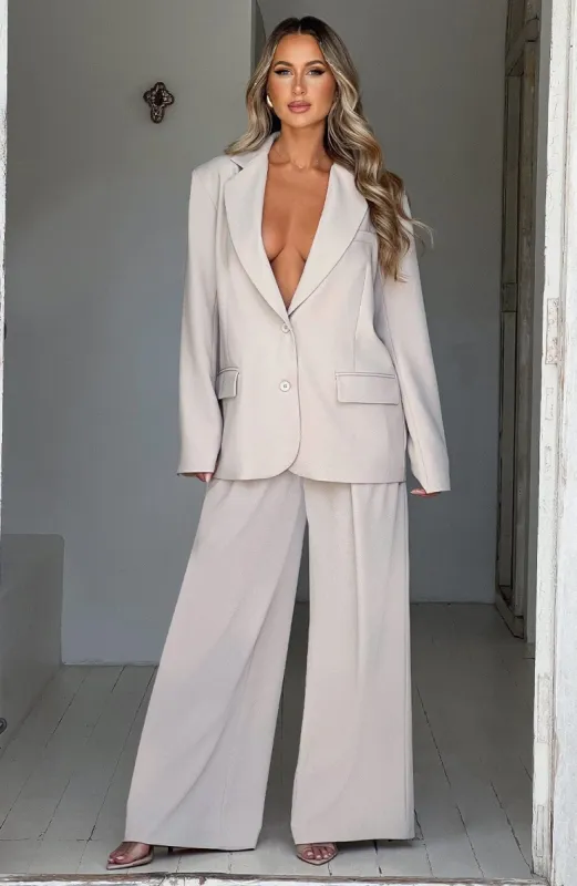 Noa Pant - Beige sold by Babyboo Fashion