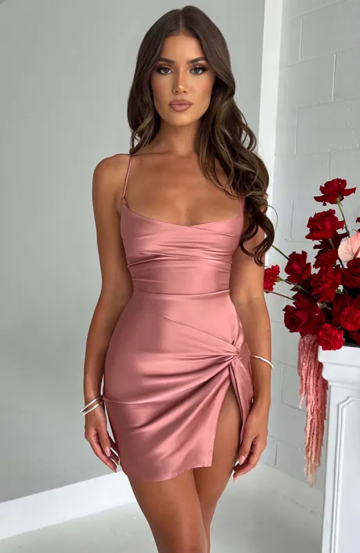 Mae Mini Dress - Pink sold by Babyboo Fashion