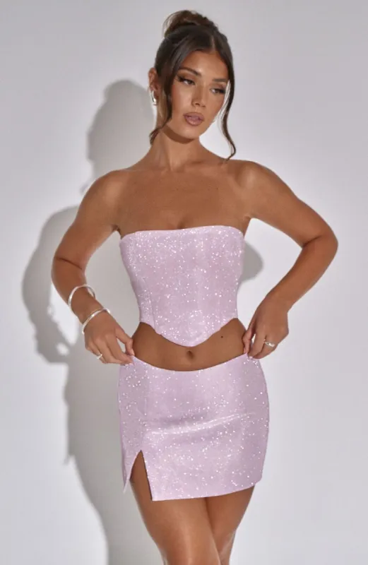 Aimee Top - Pink Sparkle sold by Babyboo Fashion