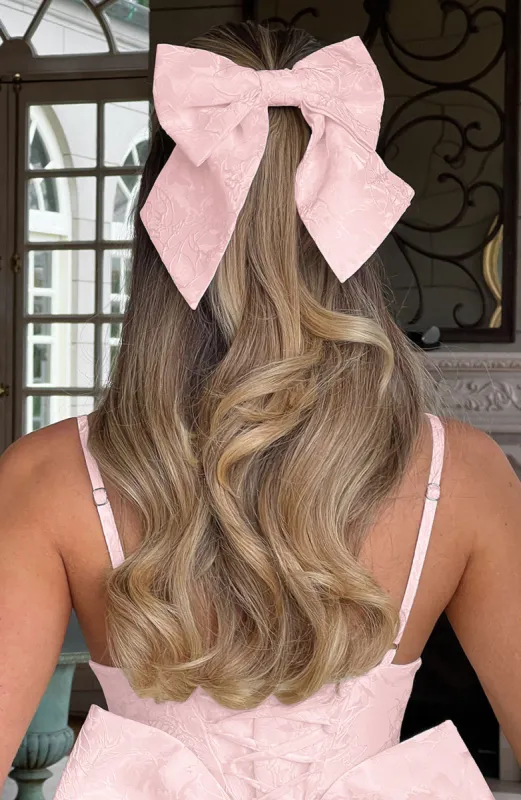 Elsa Bow - Blush sold by Babyboo Fashion