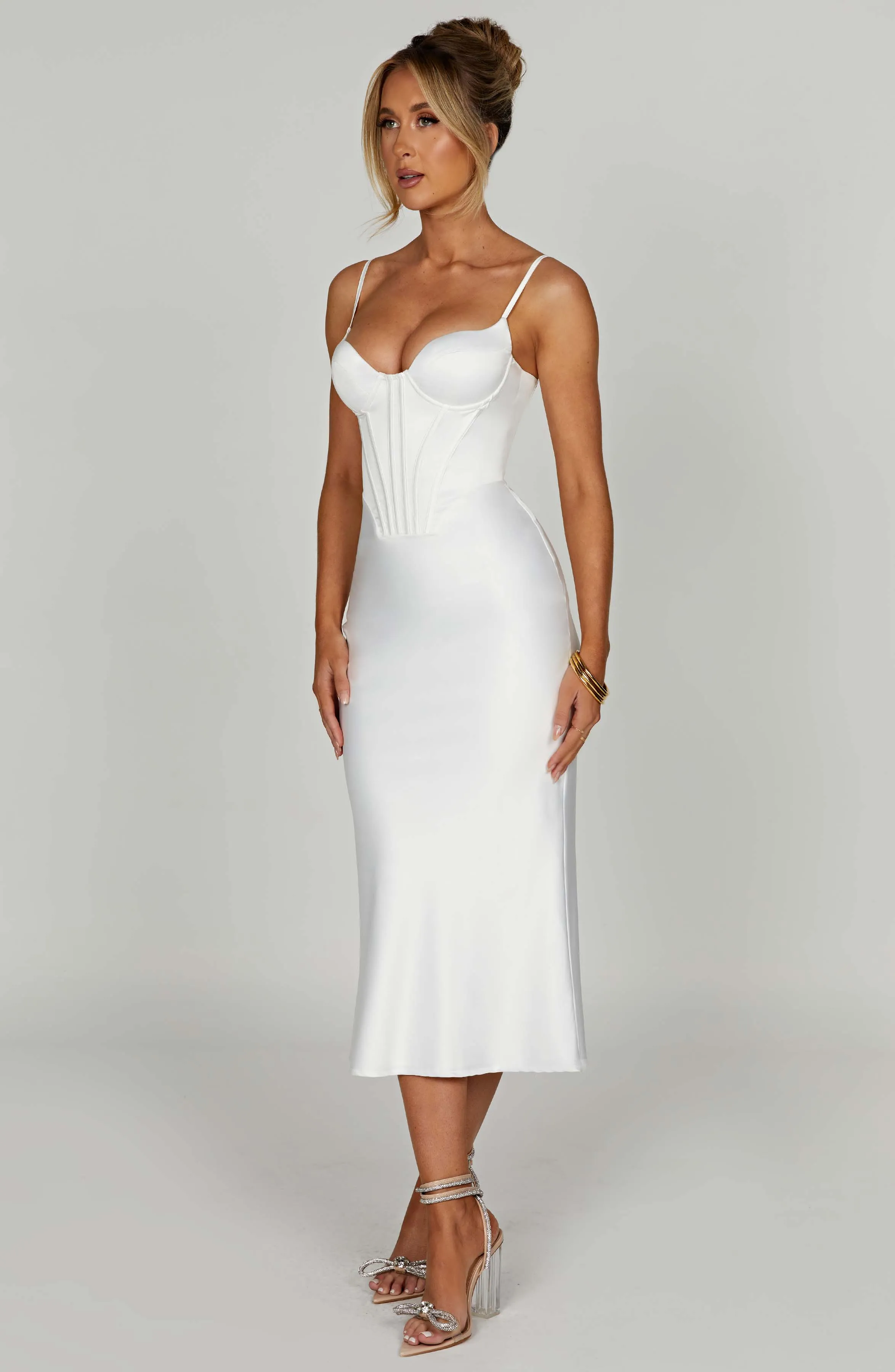 Farrah Midi Dress - Ivory sold by Babyboo Fashion product image thumbnail 5