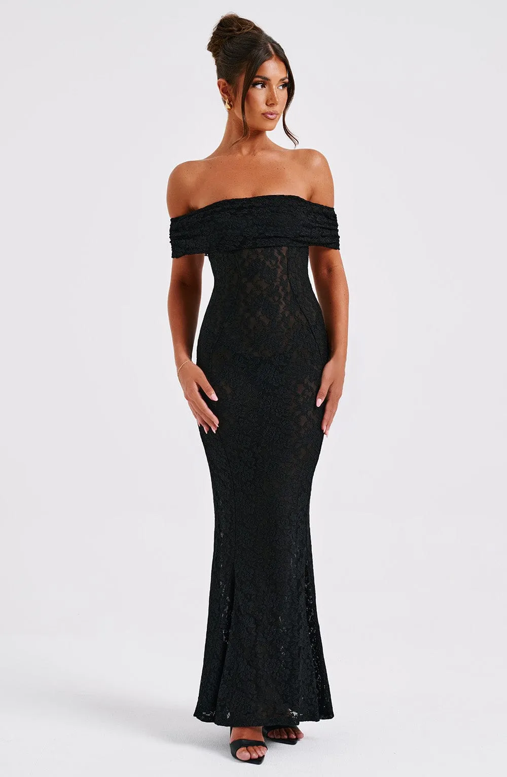 Stephanie Maxi Dress - Black sold by Babyboo Fashion product image thumbnail 3