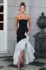 Angelina Maxi Dress - Black/White sold by Babyboo Fashion