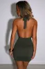 Margarita Mini Dress - Khaki sold by Babyboo Fashion