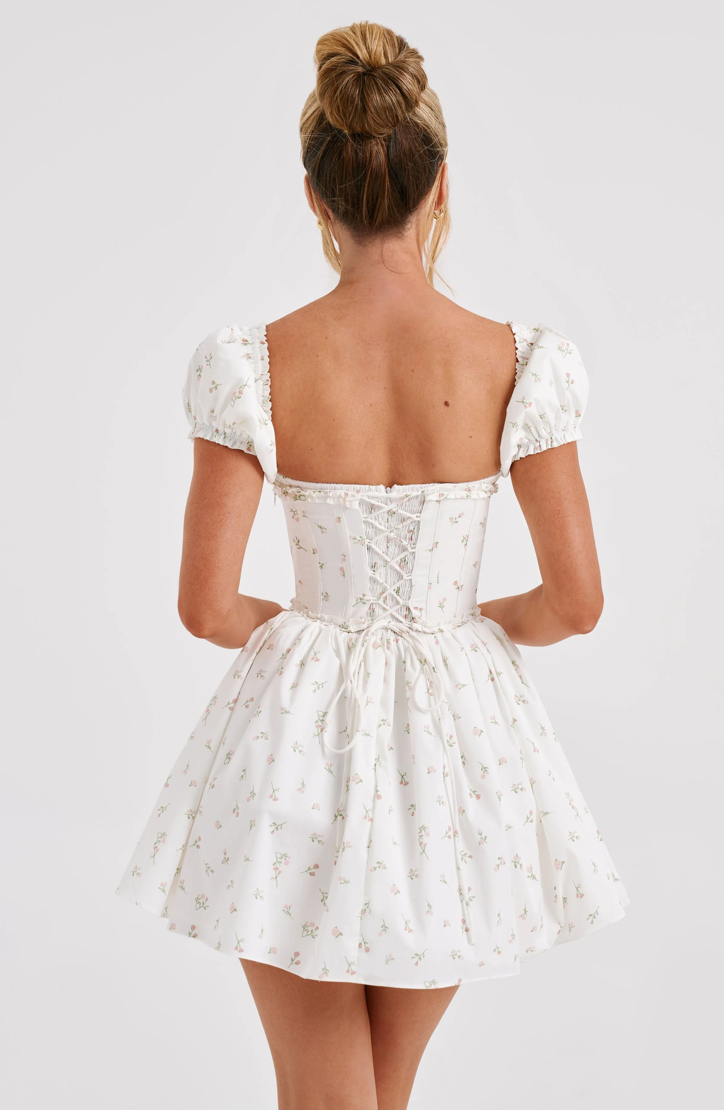 Penelope Mini Dress - Blush Floral Print sold by Babyboo Fashion product image thumbnail 3
