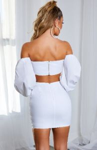Katerina Skirt - White sold by Babyboo Fashion