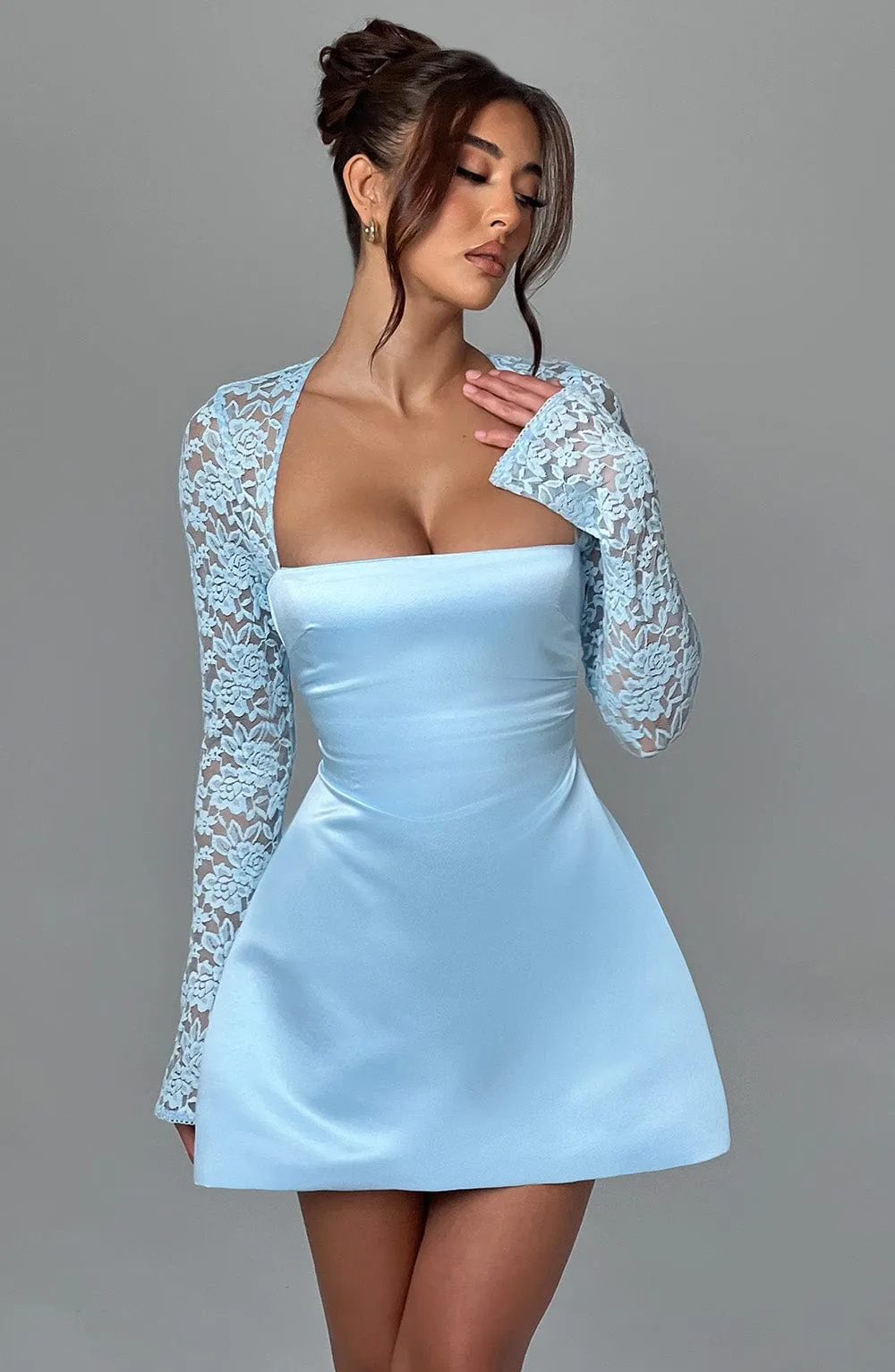 Sadie Mini Dress - Blue | Parallel