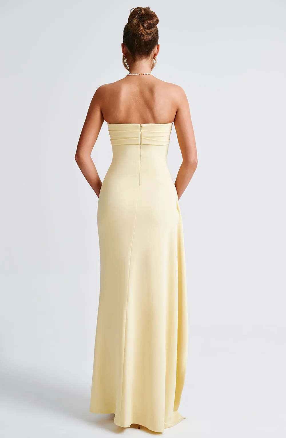 Zafira Maxi Dress - Lemon sold by Babyboo Fashion product image thumbnail 3