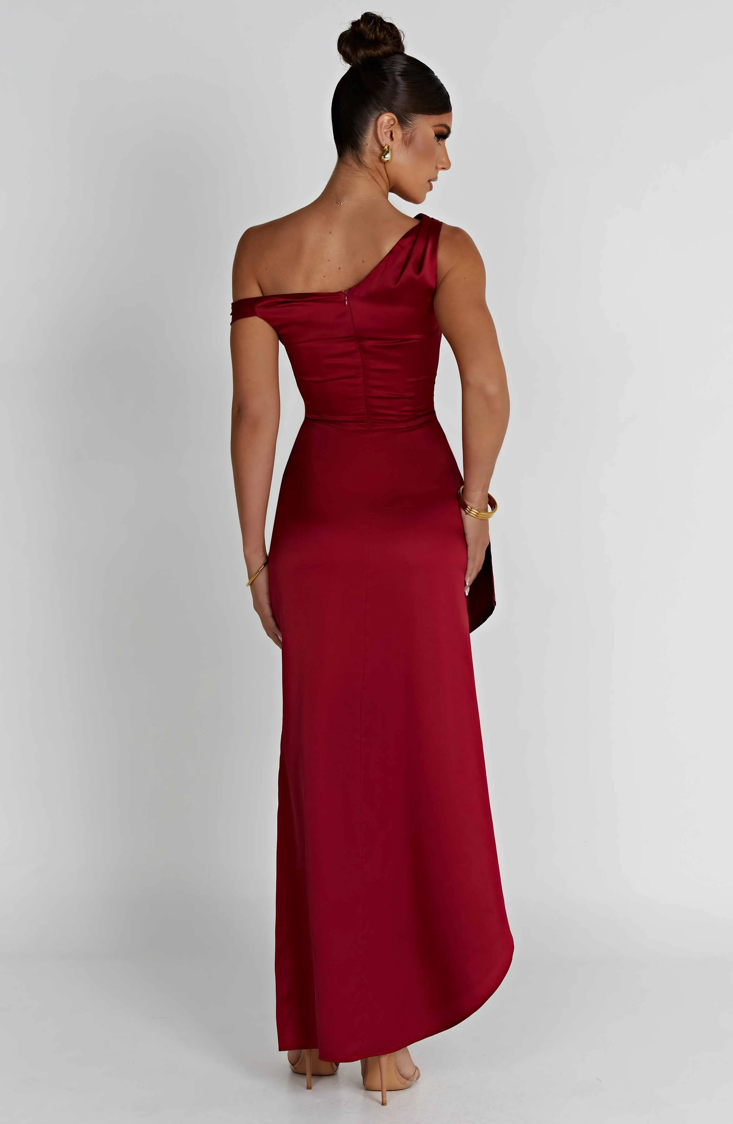 Juliene Maxi Dress - Wine sold by Babyboo Fashion product image thumbnail 4