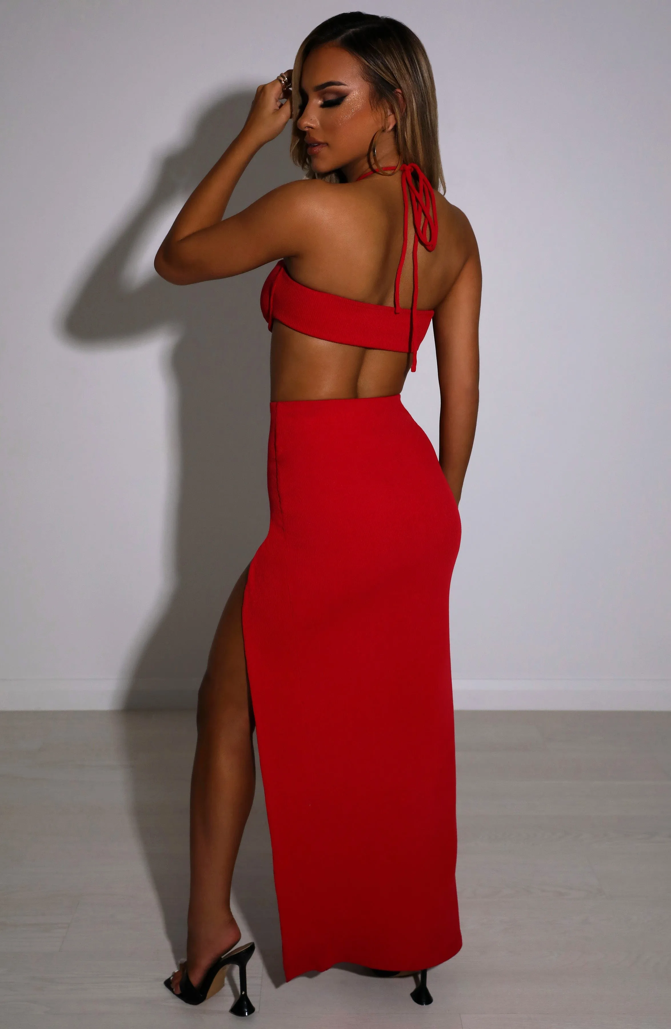 Mariana Maxi Skirt - Red sold by Babyboo Fashion product image thumbnail 2