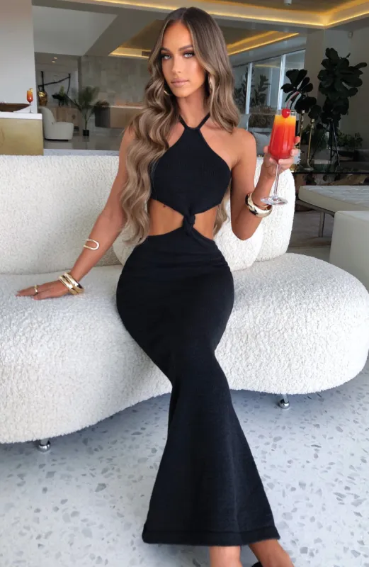 Martini Maxi Dress - Black sold by Babyboo Fashion