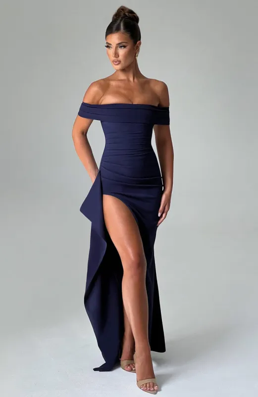 Joyce Maxi Dress - Navy sold by Babyboo Fashion