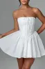 Evie Mini Dress - Ivory sold by Babyboo Fashion