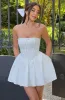 Evie Mini Dress - Ivory sold by Babyboo Fashion