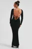 Anastassia Maxi Dress - Black sold by Babyboo Fashion