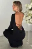 Anastassia Maxi Dress - Black sold by Babyboo Fashion