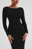Anastassia Maxi Dress - Black sold by Babyboo Fashion