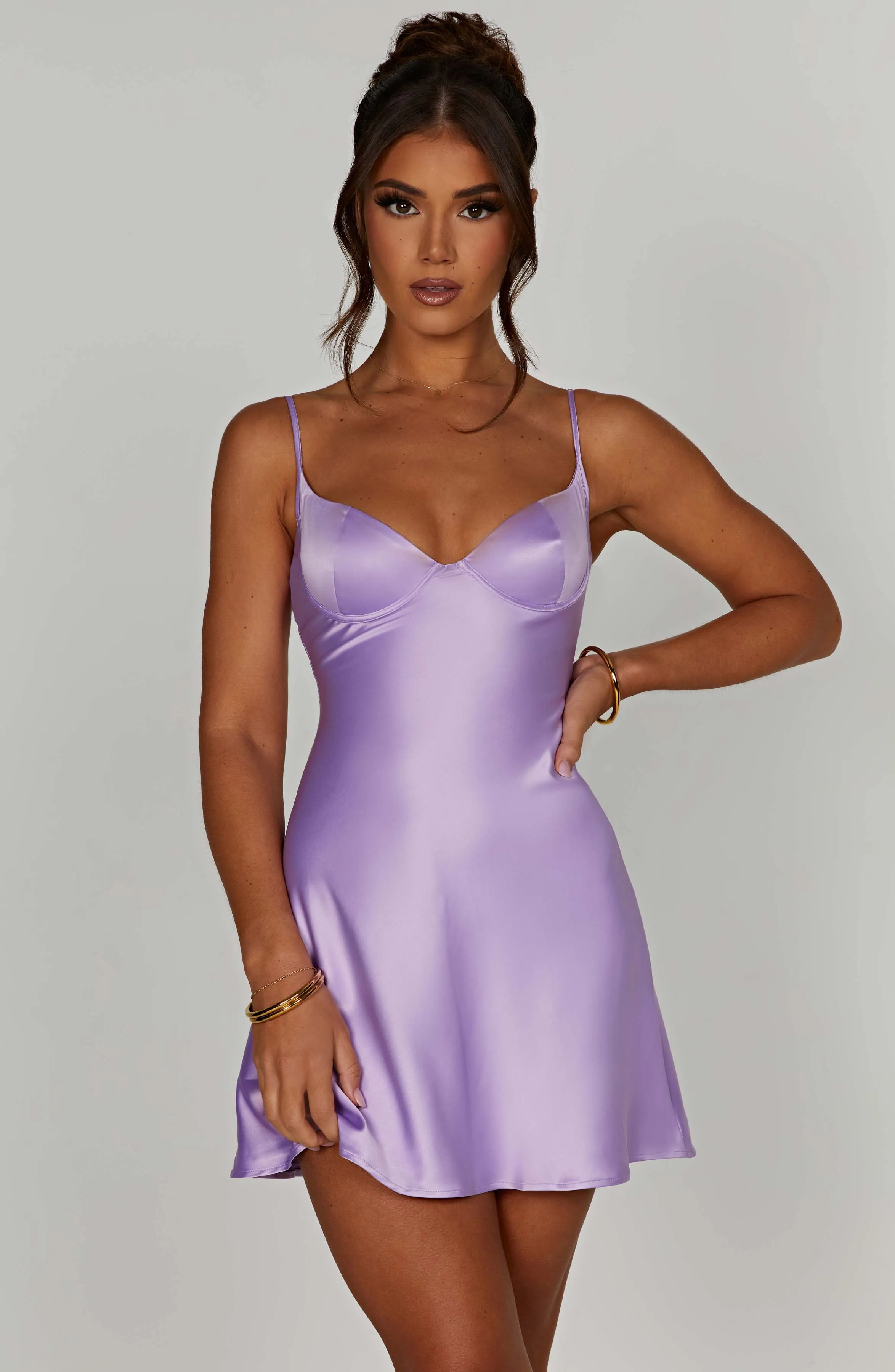 Azaria Mini Dress - Purple sold by Babyboo Fashion product image thumbnail 3