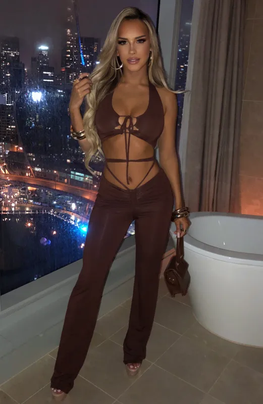 Scarlet Pants - Chocolate sold by Babyboo Fashion