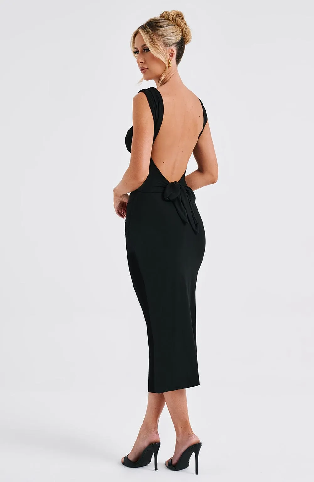 Malina Midi Dress - Black sold by Babyboo Fashion product image thumbnail 5