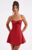 Lacey Mini Dress - Red sold by Babyboo Fashion