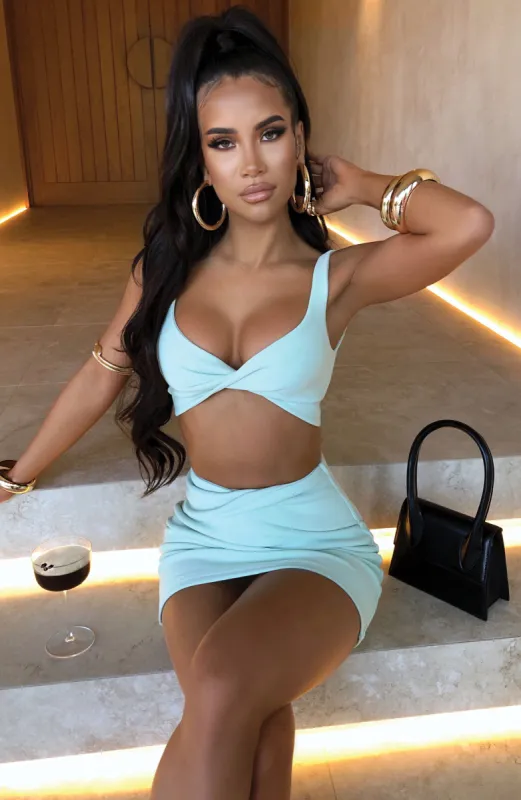 Tia Mini Skirt - Mint sold by Babyboo Fashion