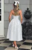 Saoirse Midi Dress - Ivory sold by Babyboo Fashion