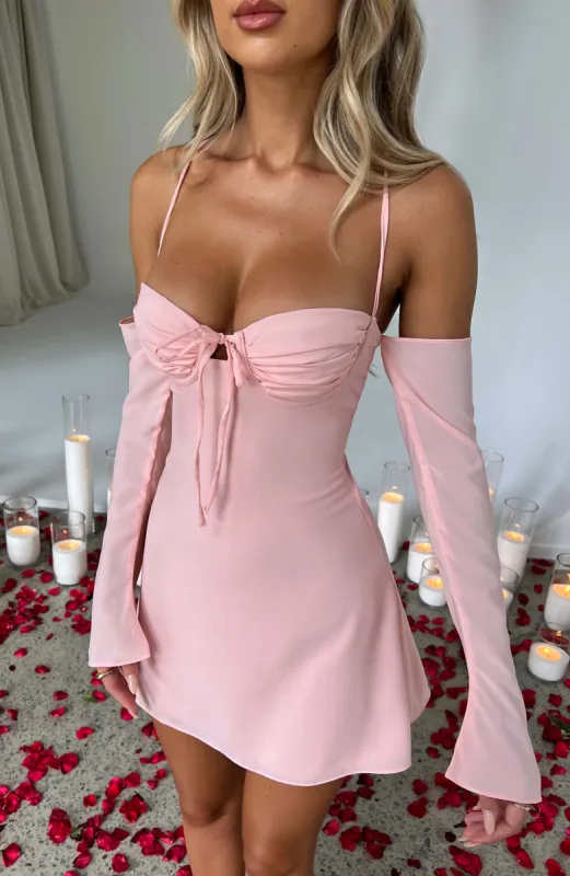 Fiona Mini Dress - Blush sold by Babyboo Fashion