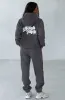 Studio Sweatpants - Charcoal/White sold by Babyboo Fashion