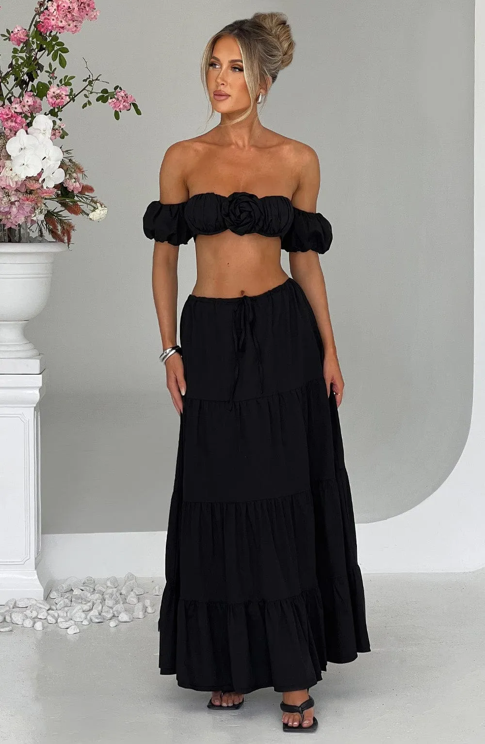 Carmen Maxi Skirt - Black sold by Babyboo Fashion product image thumbnail 5