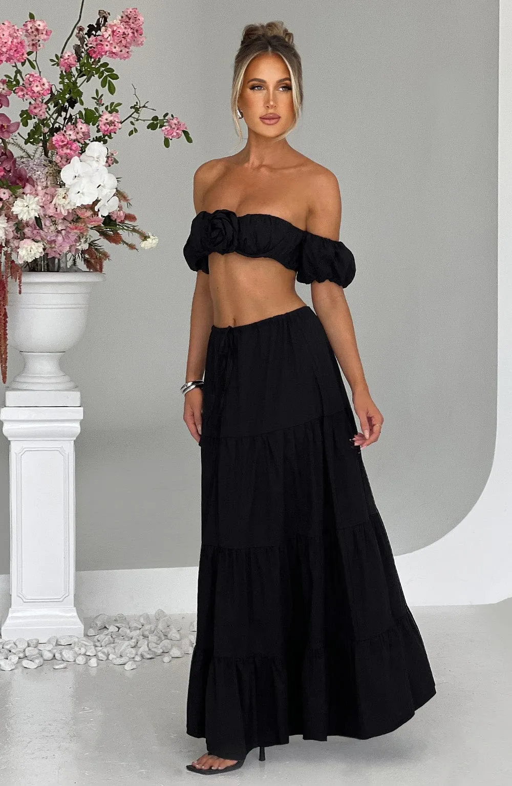 Carmen Maxi Skirt - Black sold by Babyboo Fashion product image thumbnail 2