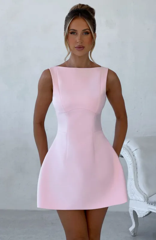 Alana Mini Dress - Blush sold by Babyboo Fashion