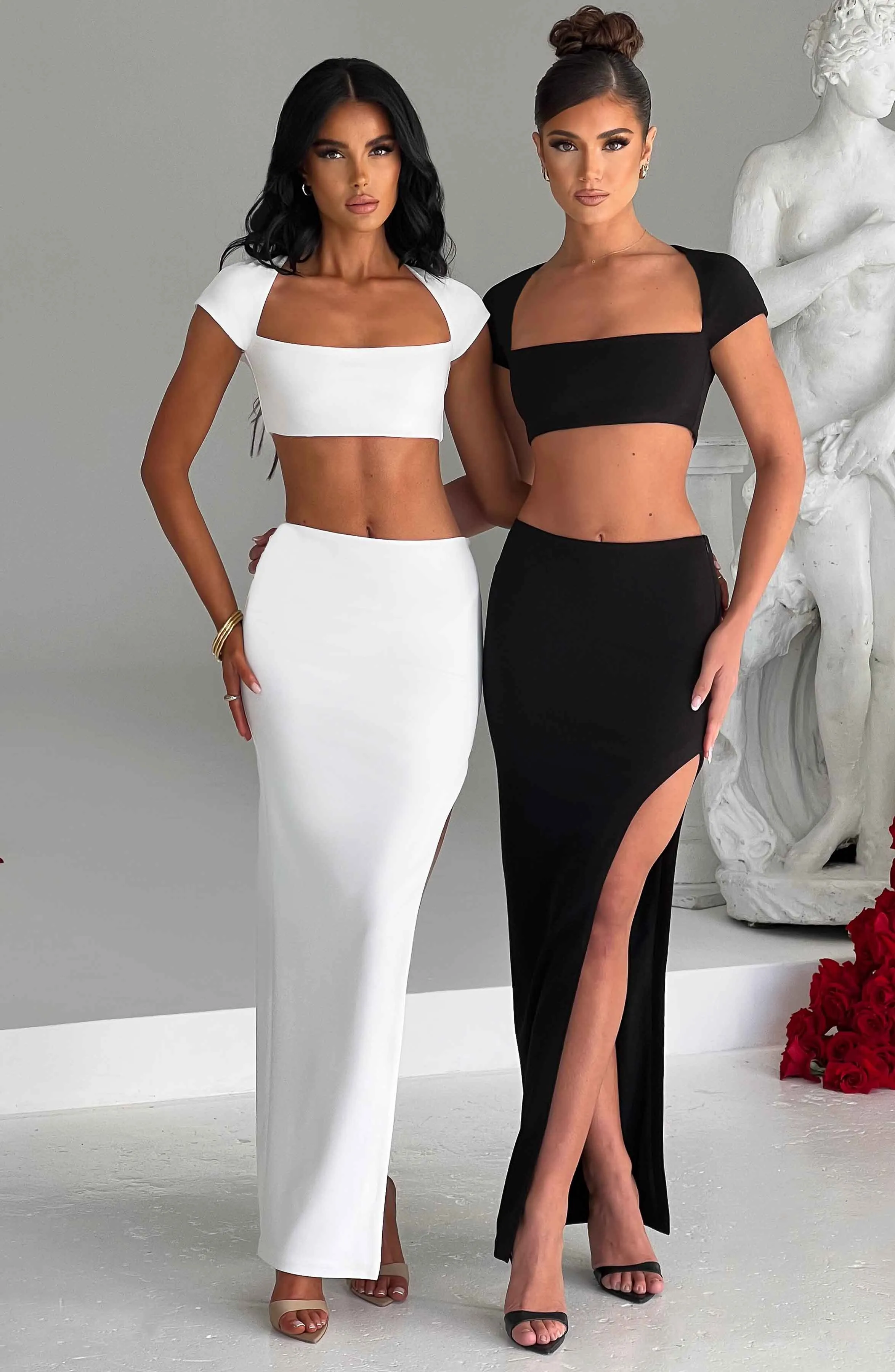 Adorn Maxi Skirt - Ivory sold by Babyboo Fashion product image thumbnail 2