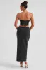 Flor Maxi Skirt - Black sold by Babyboo Fashion
