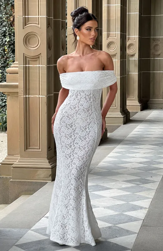 Stephanie Maxi Dress - Ivory made by LF