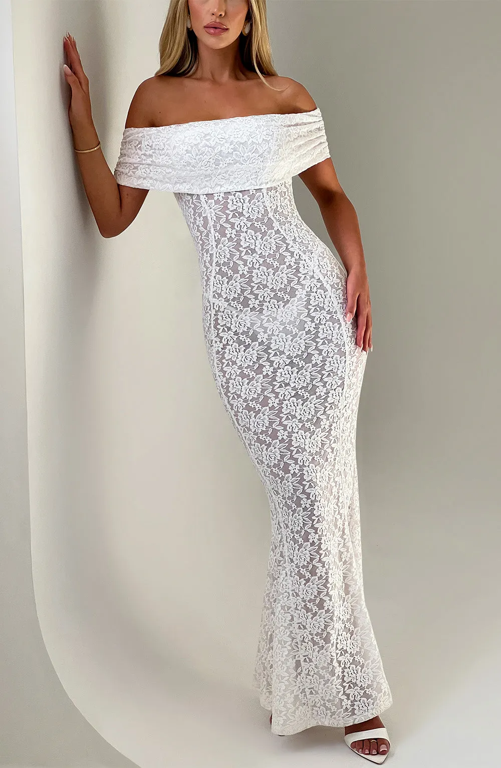 Stephanie Maxi Dress - Ivory sold by Babyboo Fashion product image thumbnail 2