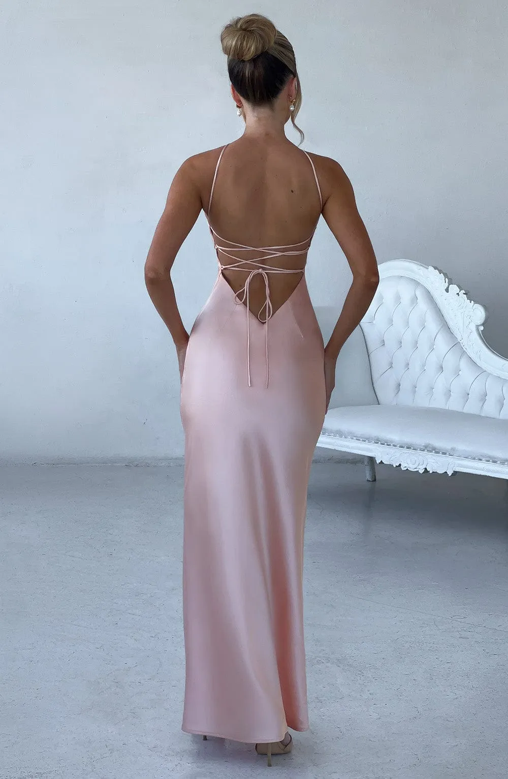 Sinead Maxi Dress - Peach sold by Babyboo Fashion product image thumbnail 2