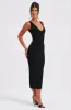 Lucinda Midi Dress - Black sold by Babyboo Fashion