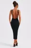 Lucinda Midi Dress - Black sold by Babyboo Fashion